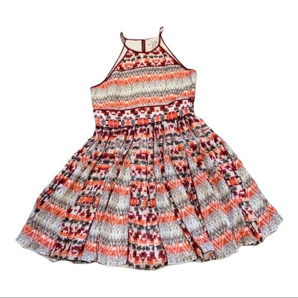 Parker Racerback Dress Mini Striped Size S NWT